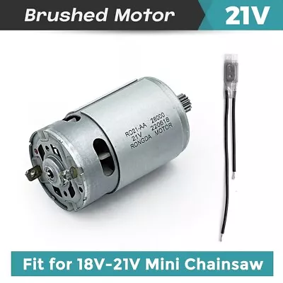 21V DC Motor RS550 For Mini ChainSaw Reciprocating 28000RPM 14 Teeth 8.2M Gear • $16.99