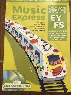 Music Express Book With CDs. Complete Music Scheme For Early Years • £4.50