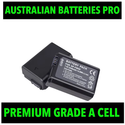 $16.90 • Buy 2500mAh NP-FW50 NP FW50 Battery For Sony A6000 A6400 A6300 A6500 A7 A7II