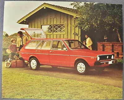 1976 Volkswagen Dasher Wagon Brochure Sheet Excellent Original 76 VW • $6.95