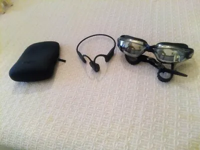 Shokz OPENSWIM S700 Waterproof Headphones + Swim Elite Mirrored Goggles • $84.99