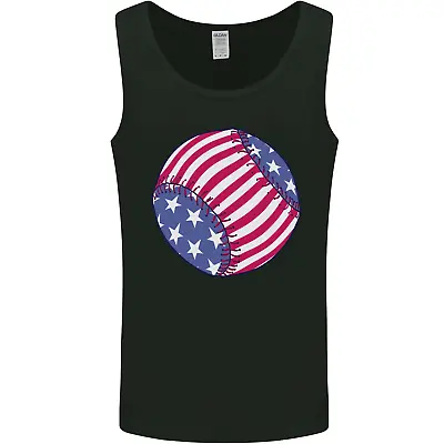 £10.99 • Buy Baseball USA Stars And Stripes American Flag Mens Vest Tank Top