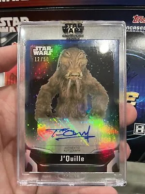 £38.63 • Buy Tim Dry As J'Quille Blue 12/50 Auto 2021 Topps Star Wars Signature Series