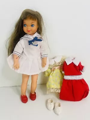 Vintage Barbie Little Sister TUTTI Doll Brunette Dresses Shoes Lot READ • $40