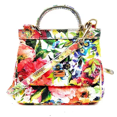 Dolce&Gabbana Shoulder Bag  Multi Color Canvas 431877 • $61