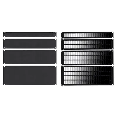 1U-4U Vented Unvented Blank Rack Mount Panel Spacer 19  Network Server Cabinet • $8.99