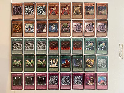 YUGIOH Monarch Deck Complete 40 - Cards W/ Sleeves • $29.95