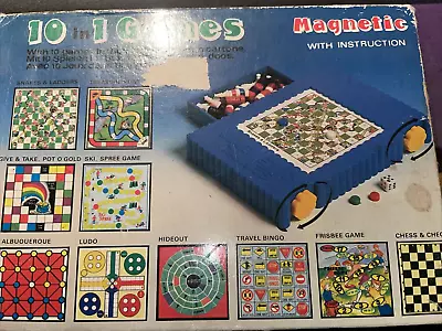 Magnetic Games 10 IN 1 10 Games Different Vintage • $12