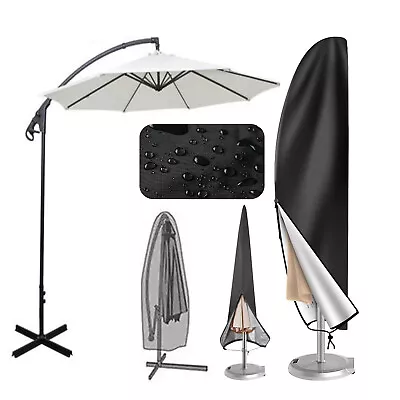 £9.29 • Buy Large 205cm Parasol Banana Umbrella Cover Cantilever Patio Garden Outdoor Shield