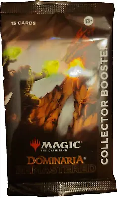 1 Magic The Gathering MTG Dominaria Remastered Collector Booster Pack • $22.49