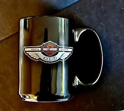Harley 1903-200100 Years Of Motorcy 4-3/4  Height 12 Oz Ceramic Mug Out Of Box • $5