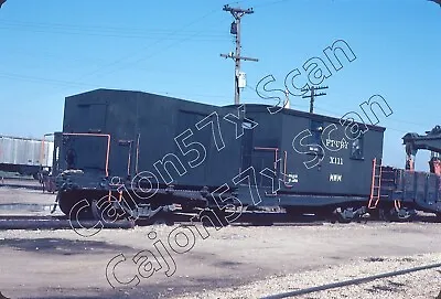 Original Slide- PPU Peoria & Pekin Union Rwy MofW Car X111 At Peoria IL. 10/79 • $3.99