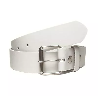 NEW Thick Wide Bonded Leather Belt W/ Removable Silver Buckle 12 Bright Colors! • $5.75