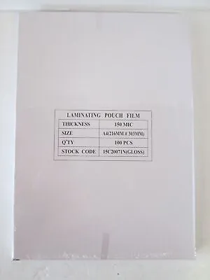 A4 Whitebox 150 Micron Laminating Pouches • £8.50