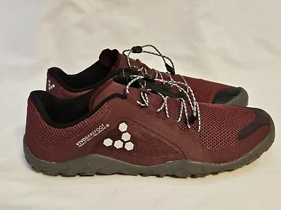 Vivobarefoot Primus Trail FG Mens 13 Shoes Firm Ground Wine Minimalist Running • $80