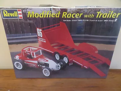 Revell Modified Racer With Trailer Sealed 1/24 • $54