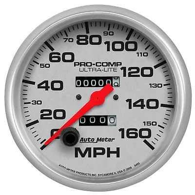 AutoMeter 4495 Ultra-Lite Speedometer Gauge 5 In. Mechanical • $209.69