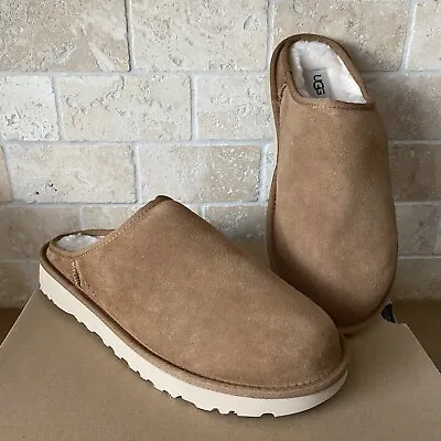 Ugg Classic Slip-on Chestnut Suede Sheepskin Slippers Shoes Size Us Size 11 Men • $93.49