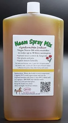 Neem Oil Spray Mix Natural Plant Protection 300 Ml To Make Up To 30 Liter Spray • £14.95