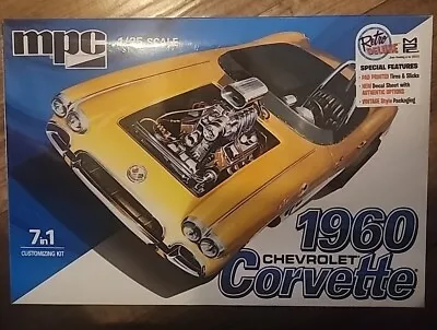 MPC NEW Model Kit '60 Chevy Corvette 7-IN-1 Customizing Kit 1:25 Scale By MPC002 • $29.50