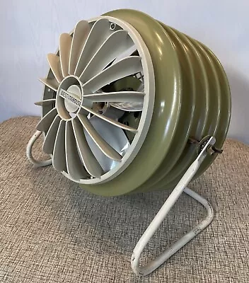Vintage Westinghouse Riviera Fan AF112-Two Speed-Rare Olive Green-Working-Metal • $129.95