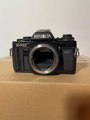 Minolta X-700 MPS Black SLR 35mm Film Camera - FOR PARTS/REPAIR • $27.99