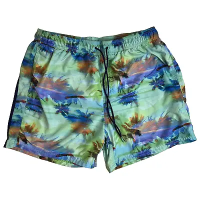 Sundek Shorts Mens 2XL XXL Swim Trunk Lined Adult EUC • $20.99