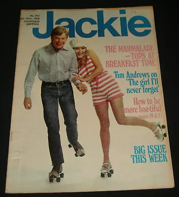 JACKIE MAG - 1960s POP BEAT MOD GRAPEFRUIT FLEUR DE LYS ORANGE BICYCLE BEE GEES • $29.99