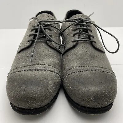 Vegetarian  Shoes  Women’s Gray Faux Suede Cap Toe  Shoes EU Sz 41 • $35