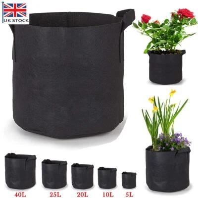 £7.29 • Buy 10PCS Potato Growing Bags Tomato Plant Garden Vegetable Planter Container Pot UK