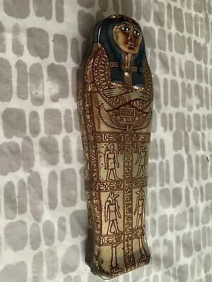 Egyptian Mummy Hunkydory Sarcophagus Tin Pencil Case Box 1989 The British Museum • £6