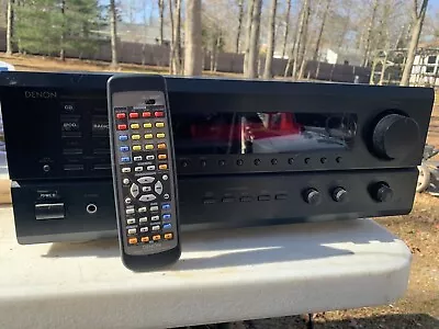 Denon DRA 685 2 Channel 100 Watt Receiver And Remote Bundle Used Lights Up • $75