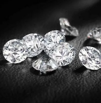 Loose CVD Lab-Grown Diamond 1.20 Mm Round D - IF Certified Diamond 140 Pcs Lot • $0.99