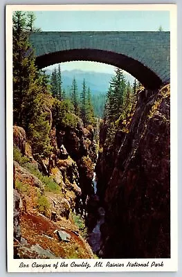 Washington~Box Canyon Of The Cowlitz @ Mt Rainier Natl Park~PM 1962~Postcard • $3.50