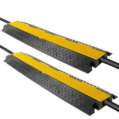 Two (2) Heavy Duty Pyle Floor Cable / Wire Cover Ramps / Safety Tracks PCBLCO102 • £89.99