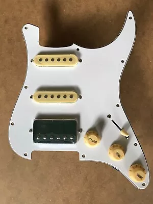 £30 • Buy Strat Style Loaded Pickguard Scratchplate With Pickups - Guitar Project, HSS