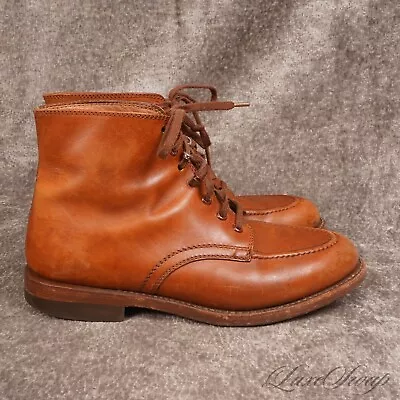 #1 MENSWEAR Polo Ralph Lauren Saddle Tan Speedhook Indy Boots Shoes 8.5 NR • $9.99