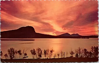 Postcard Maine Moosehead Lake Sunset Postmarked 1975 Oakland Maine • $3.88