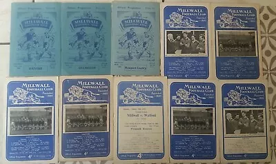 MILLWALL V  IPSWICH TOWN   League Div 3  1956/1957 • £2.99