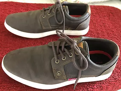 Levi's Sneakers Brown Casual Comfort Shoes Lace Up  Low Tops Men's Size 8.5 • $14.30