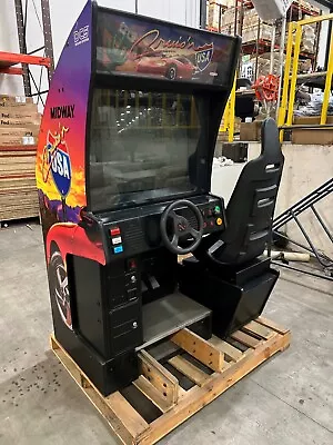 Cruisn USA Arcade Sit Down Driving Racing Video Game Machine (22  LCD) Cruisin • $1100