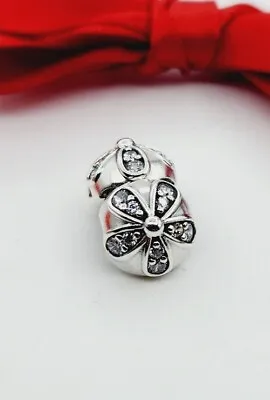 NEW Authentic Genuine PANDORA Dazzling Daisies Clip Charm - 791493CZ RETIRED.. • £29.28