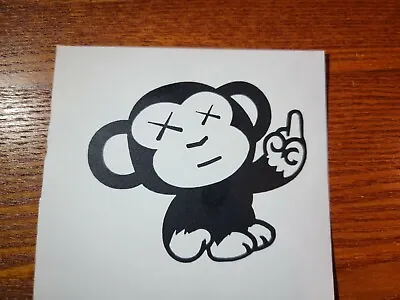 Monkey Middle Finger  Funny Vinyl Decal Sticker Car Truck Window 2.0 • $3.05