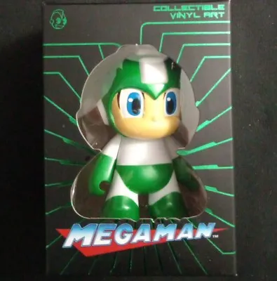 Mega Man X Kidrobot 3  Metallic Green Holiday Exclusive Non-Blind Box NIB New • $16.19