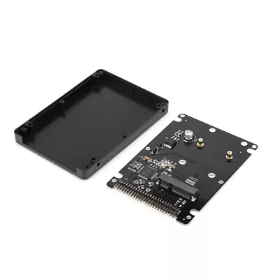 Mini PCI-E MSATA SSD Hard Disk Box Case To IDE 2.5inch 44Pin Adapter PATA/ID SDS • £9.88