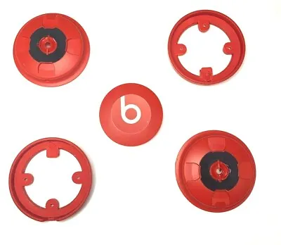 Beats EP Outside Plastic Cover Logo Housing Replacement Repair (Red) - Parts • $18.92