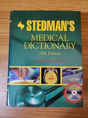 Stedman's Medical Dictionary By Stedman's (2005 Hardcover Revised Edition) • $20