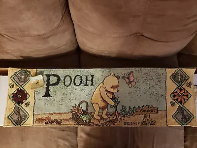 Disney Classic Pooh Table Bed Runner Winnie Pooh Garden Goodwin Weavers 11 X 36 • $20