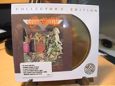 24k Gold CD Sony CK 6440 Aerosmith Toys In The Attic MasterSound Japan Sealed • $64.99