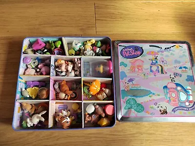 Littlest Pet Shop Bundle Figures With Collectors Tin Joblot Vintage  • £67